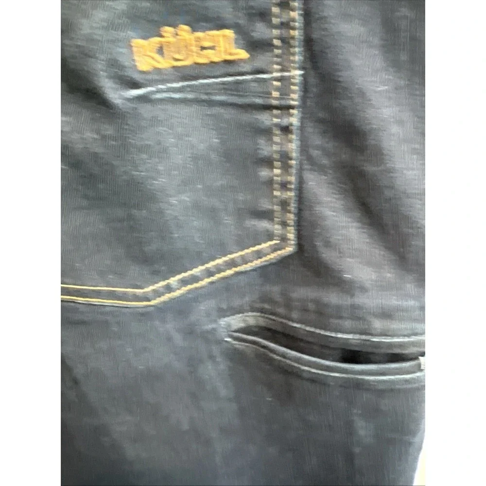Kuhl Rydr Jeans Men's 42x32 Indigo Dye Wash Straight Leg Outdoor Hiking Stretch